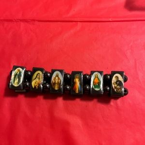 Religious.Catholic Bracelets with Images of Saints, Magnetic. Reversible. NWOT.